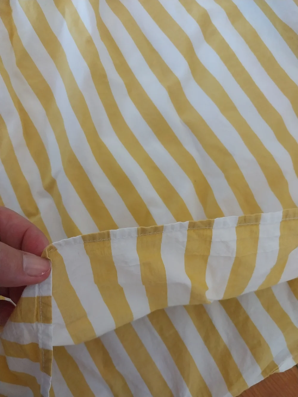 Beautifuk A New Day Yellow/White Strapless Smocked Midi Dress Sz Size Large L - Picture 3 of 9
